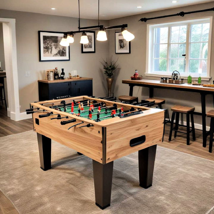 fun and entertaining foosball table