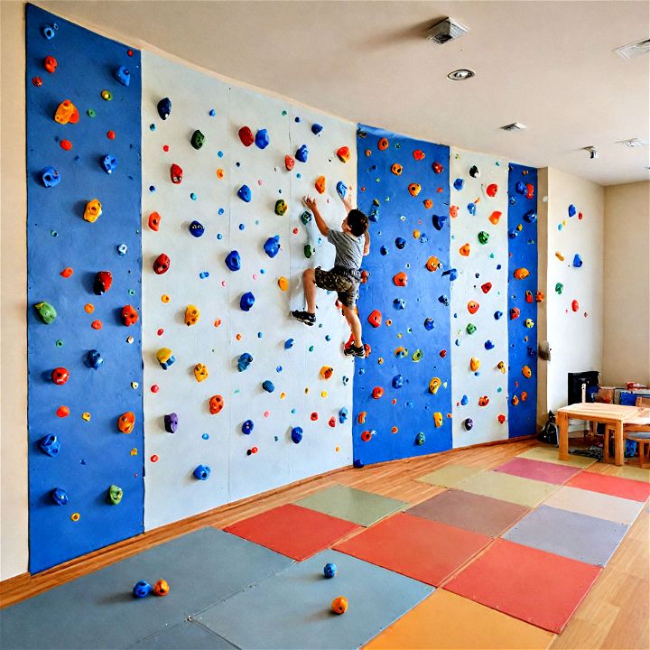 fun and interactive climbing wall