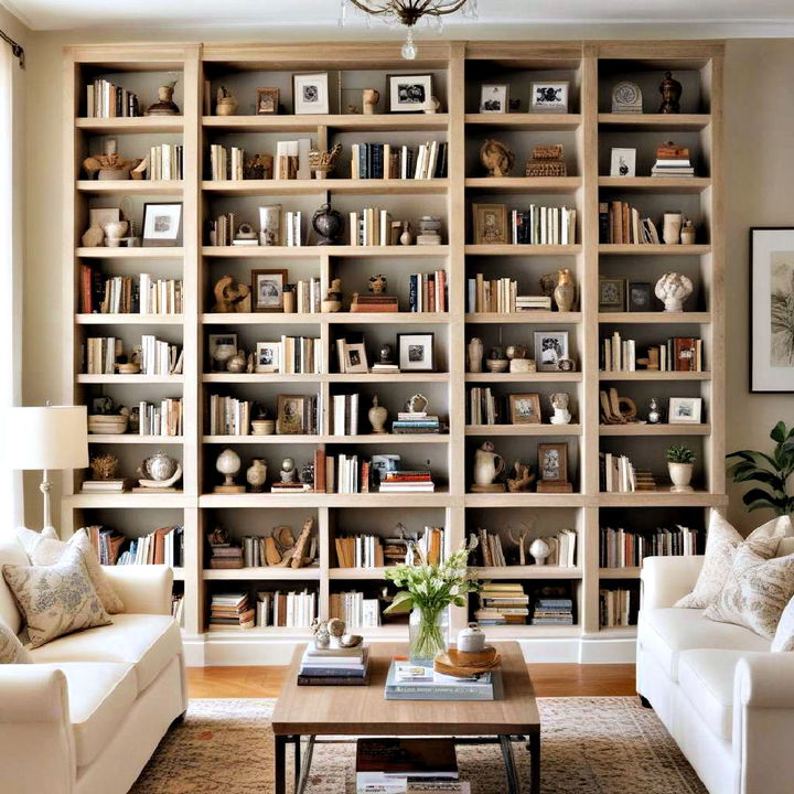 functional and decorative large bookcase