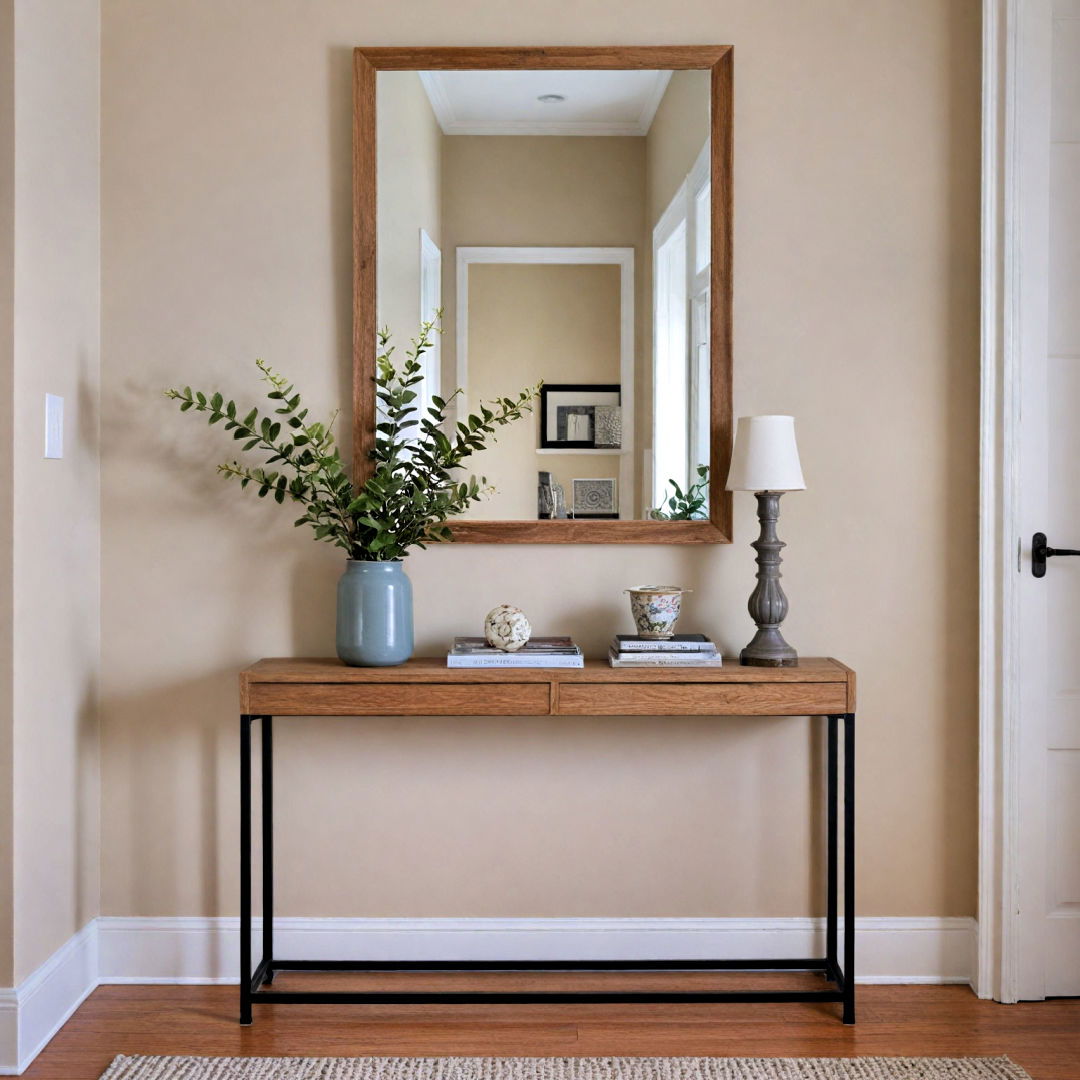 functional and elegant console table