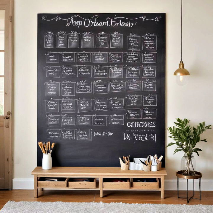 functional and reusable chalkboard