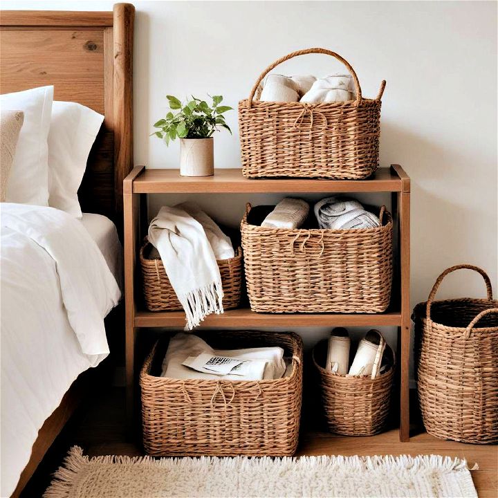 functional and stylish wicker baskets