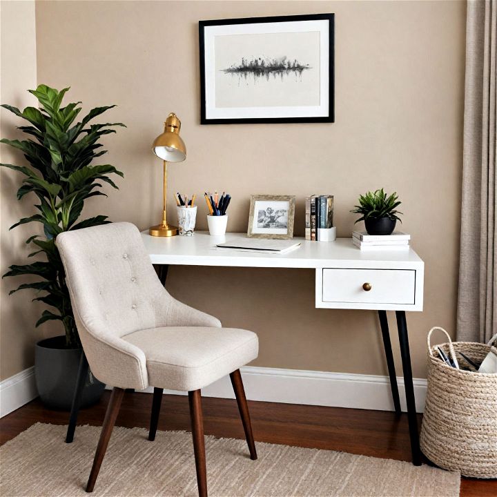 functional desk space for guest room