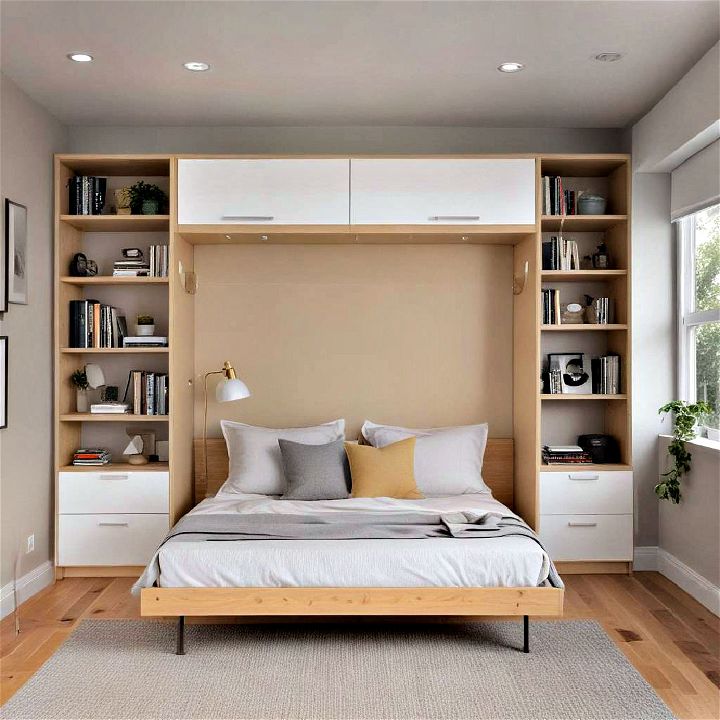 functional murphy bed for small spaces