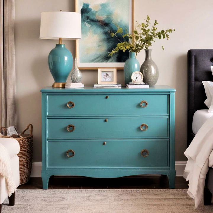 functional teal furniture pieces