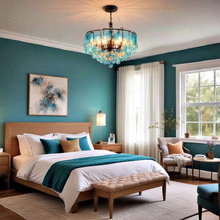 functional teal lighting fixtures