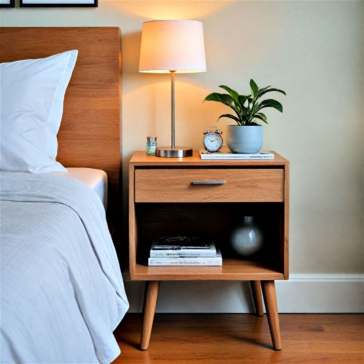 functionality minimalist nightstand