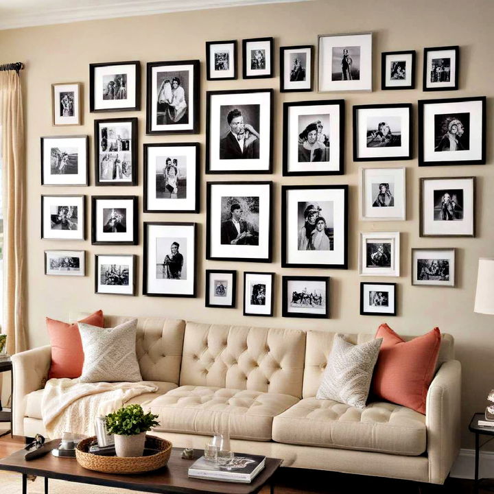 gallery wall for living room