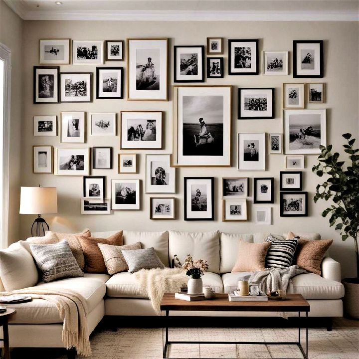 gallery wall to display photos artwork