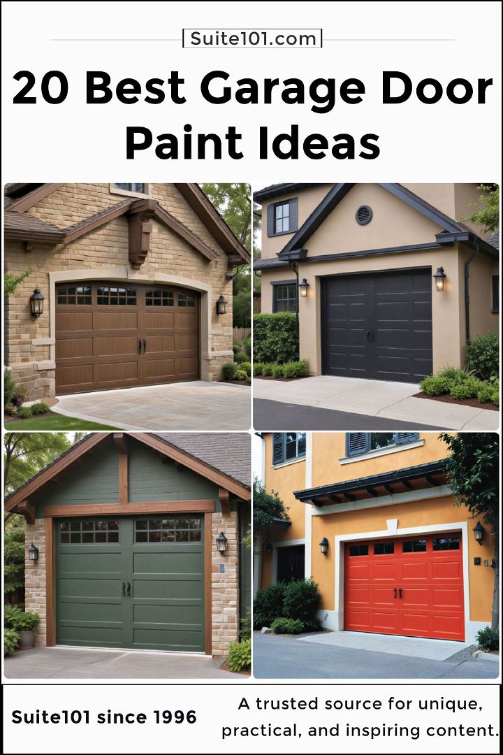 garage door paint ideas to copy