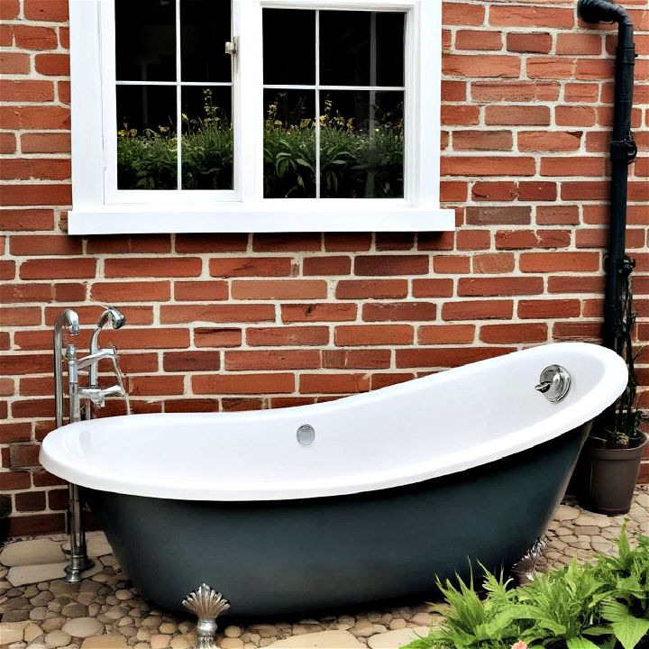 garden bathtub for soaking
