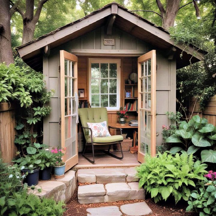 garden shed secluded reading retreat