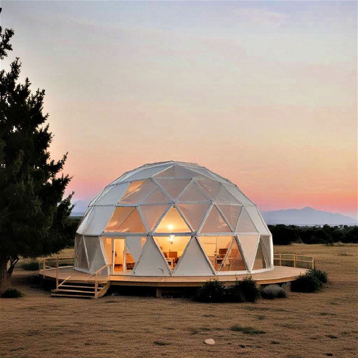 geodesic dome guest house
