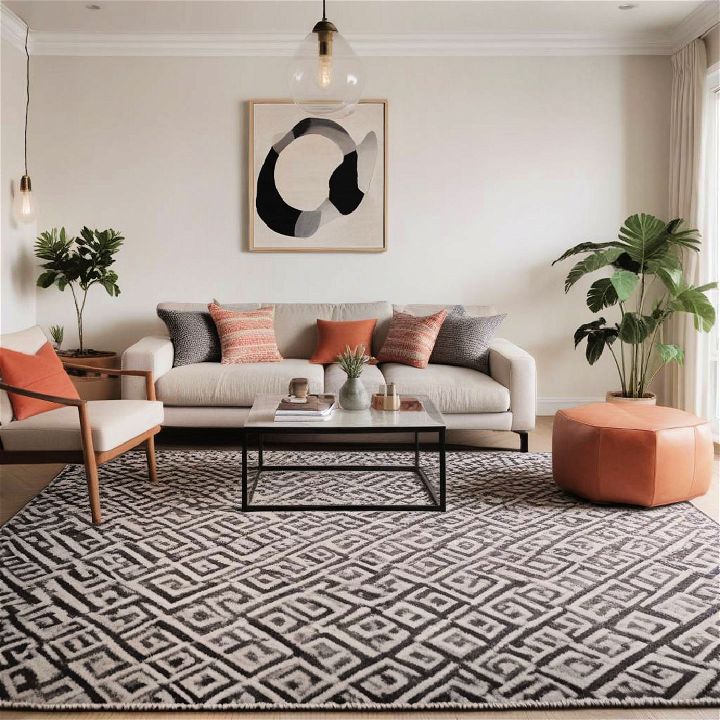 geometric pattern rug