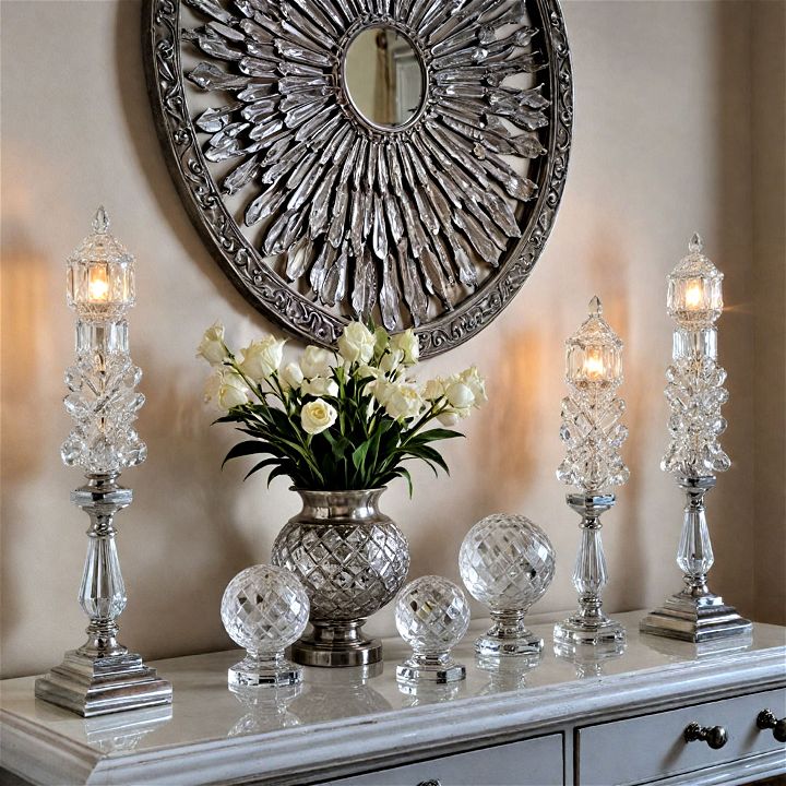 glamorous and beautiful crystal decor