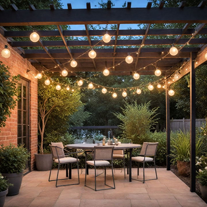 globe lights for modern outdoor settings