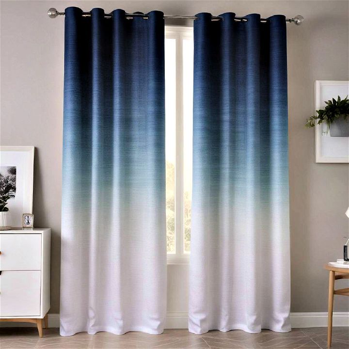 gradient curtain for bedroom