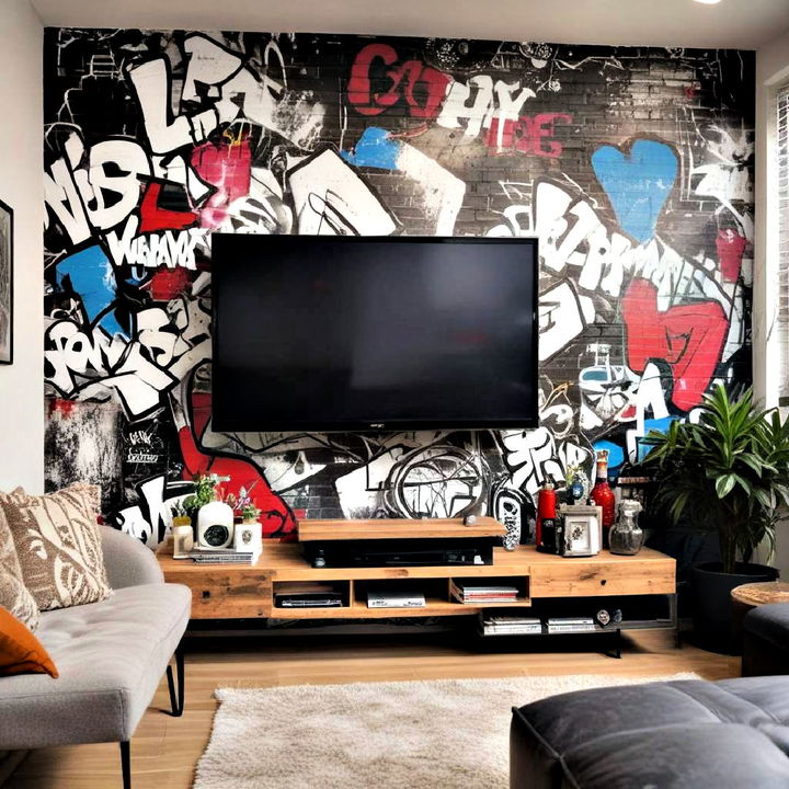 graffiti wall for urban edge idea