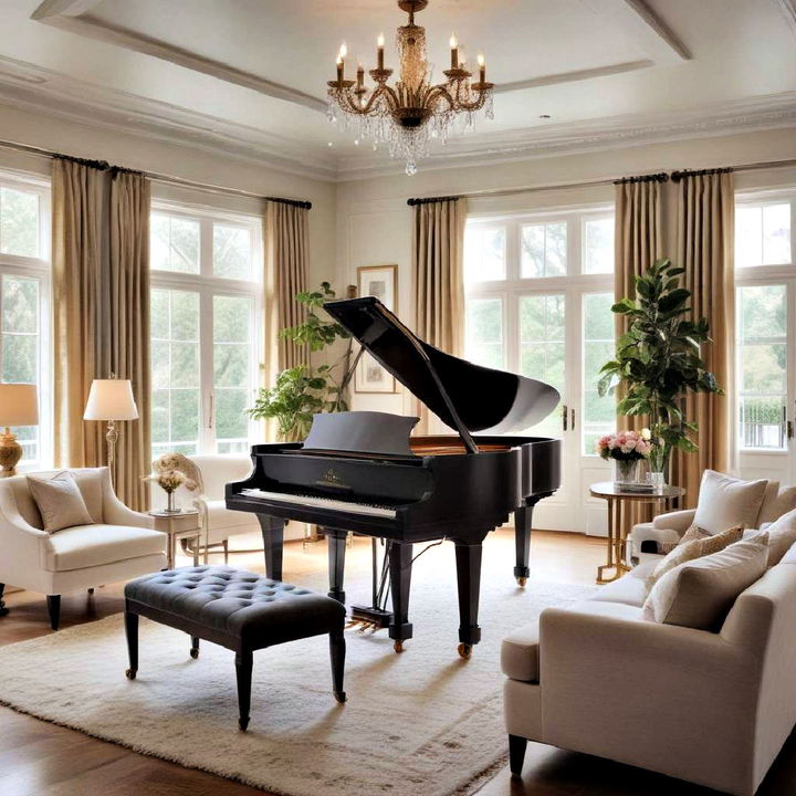 grand piano for entertainment