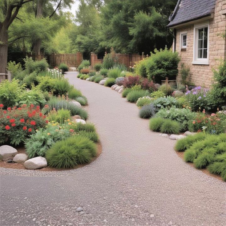 gravel driveway for garden