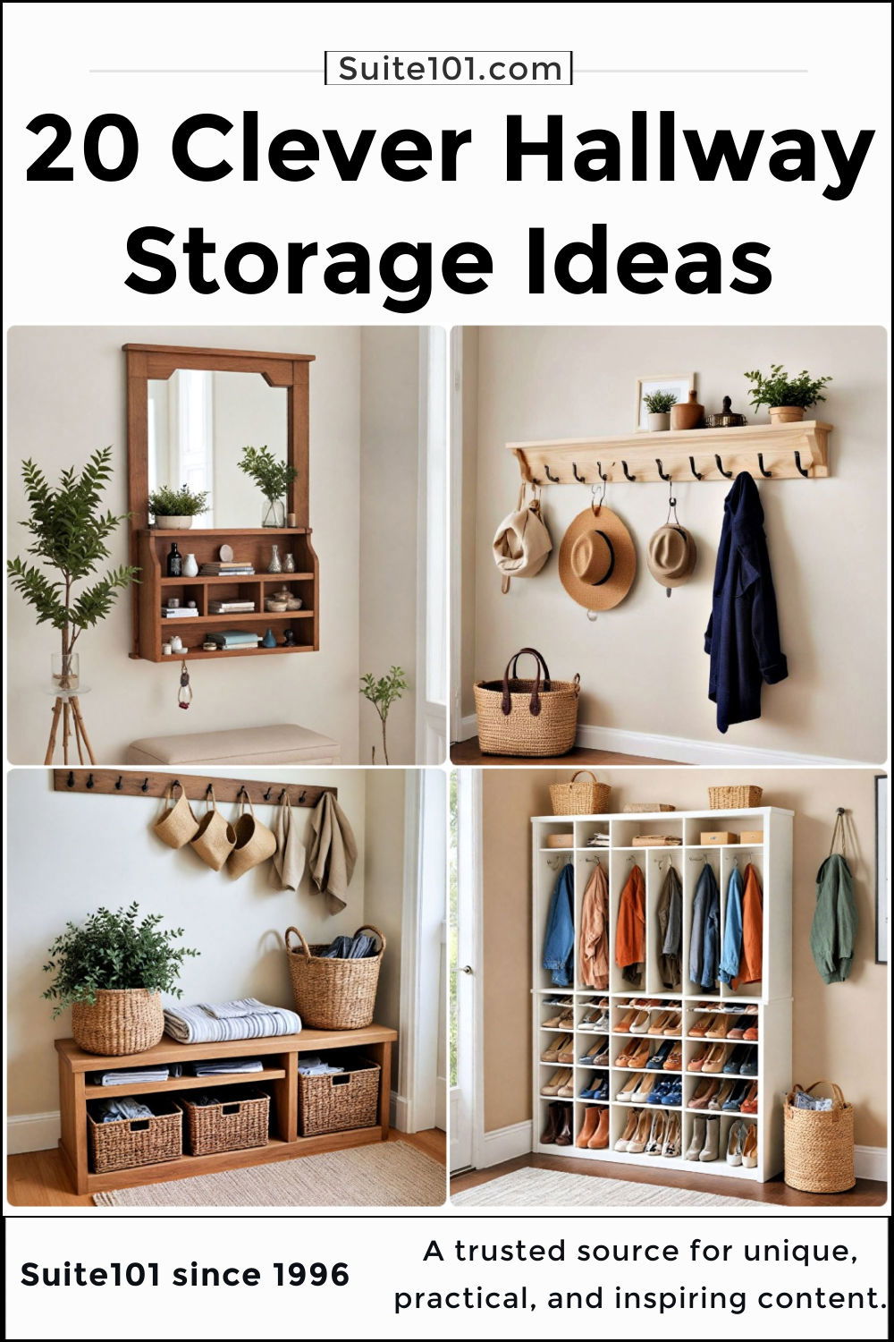 hallway storage ideas to copy