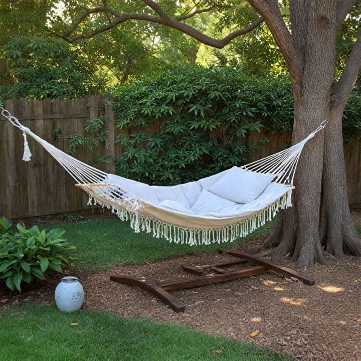 hammock to relax and enjoy nature