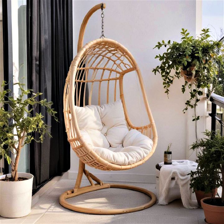 hanging chair for small balcony