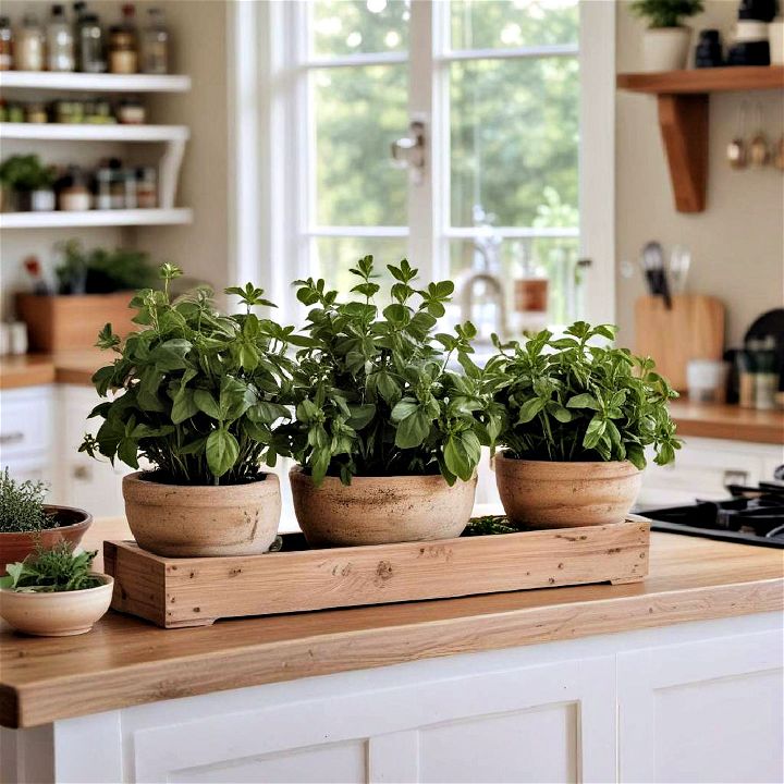 herb garden kitchen island