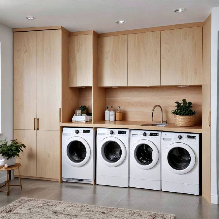 hidden appliances for laundry room idea