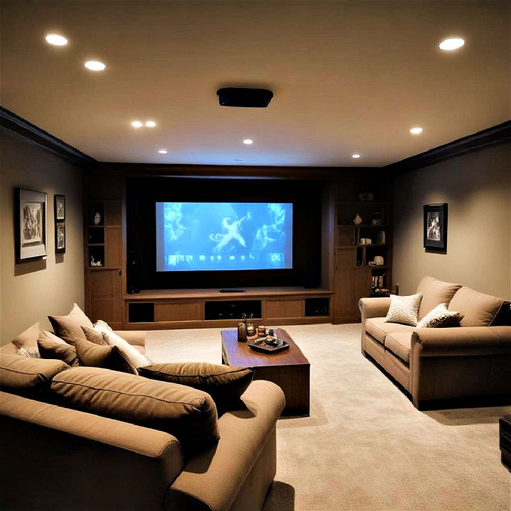 home theater to enjoy movies and games