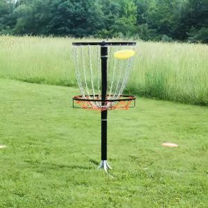 how to build a disc golf basket