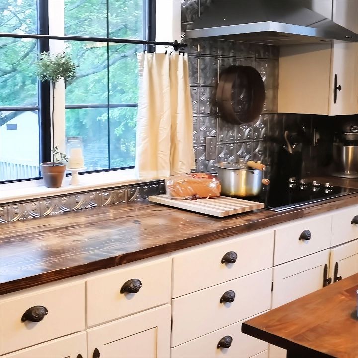 how to build a wood countertop