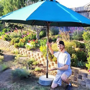 how to build an umbrella stand