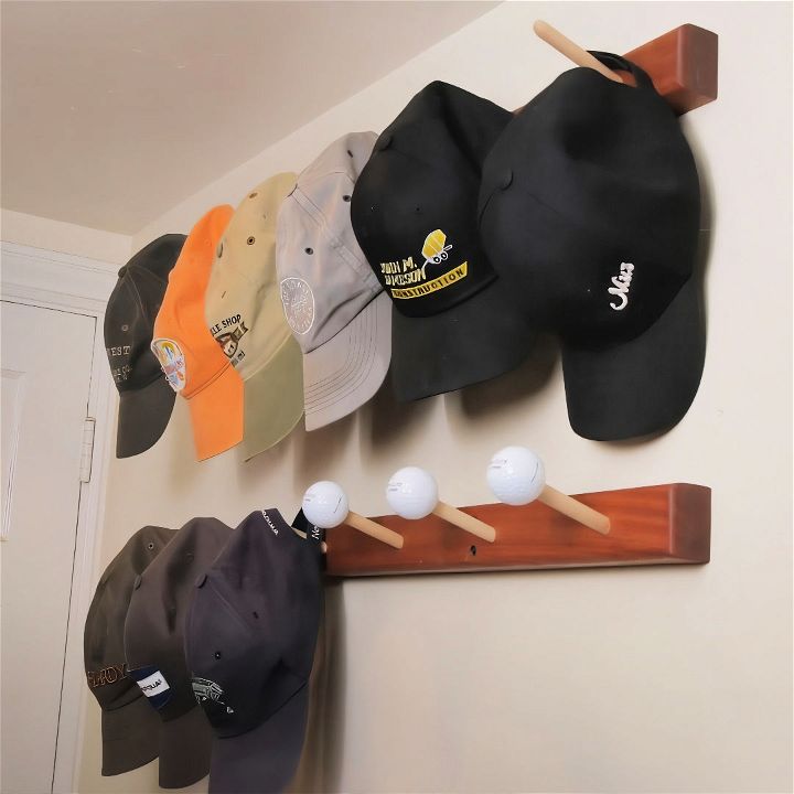 how to make a hat rack at home