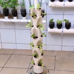 how to make vertical garden from pvc pipe