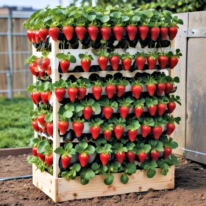 hydroponic strawberry planter