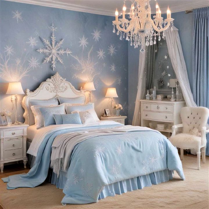 ice princess themed bedroom