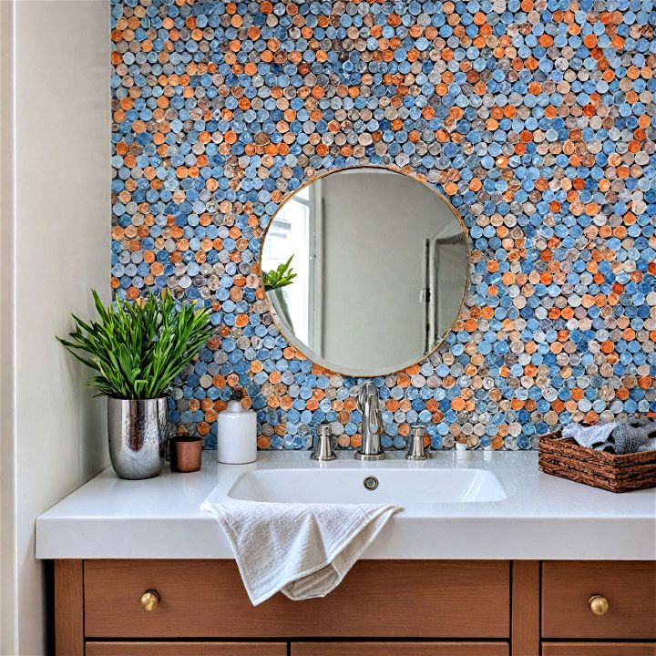 playful and classic penny tiles