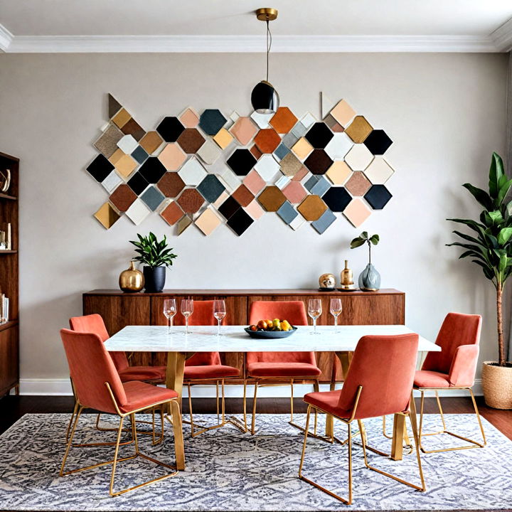 modern and bold geometric wall art