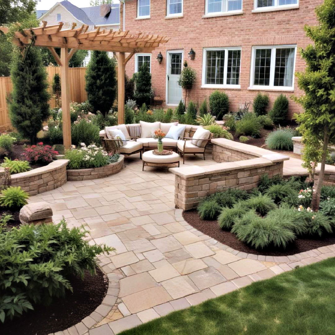 landscaping to create natural boundaries