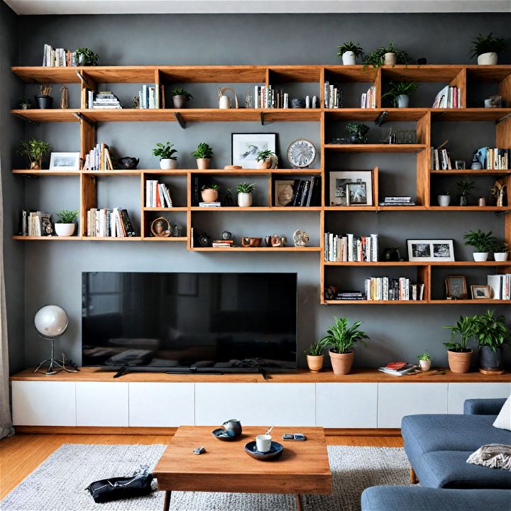 modular components living room