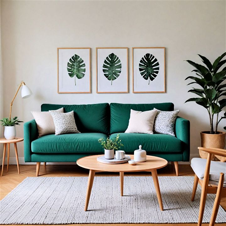 minimalist scandinavian inspired living room