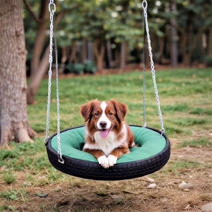 mini tire swing for pets