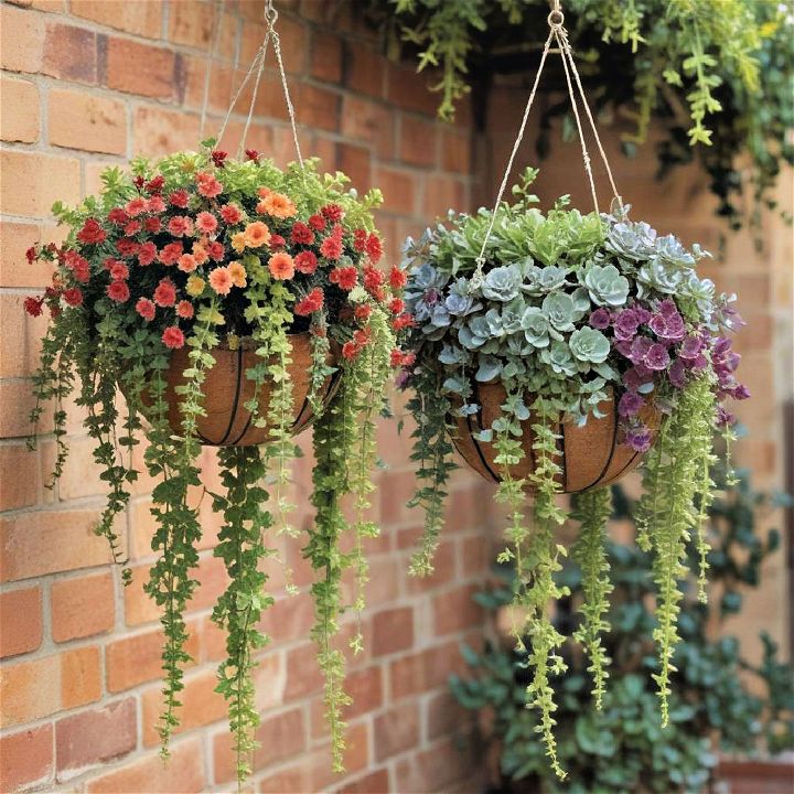 beautiful hanging baskets