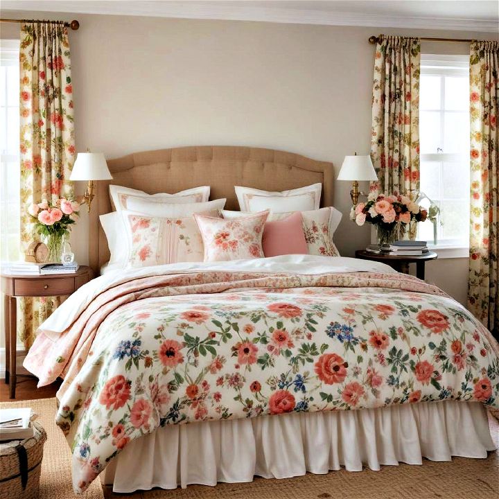 cozy and elegant floral fabrics