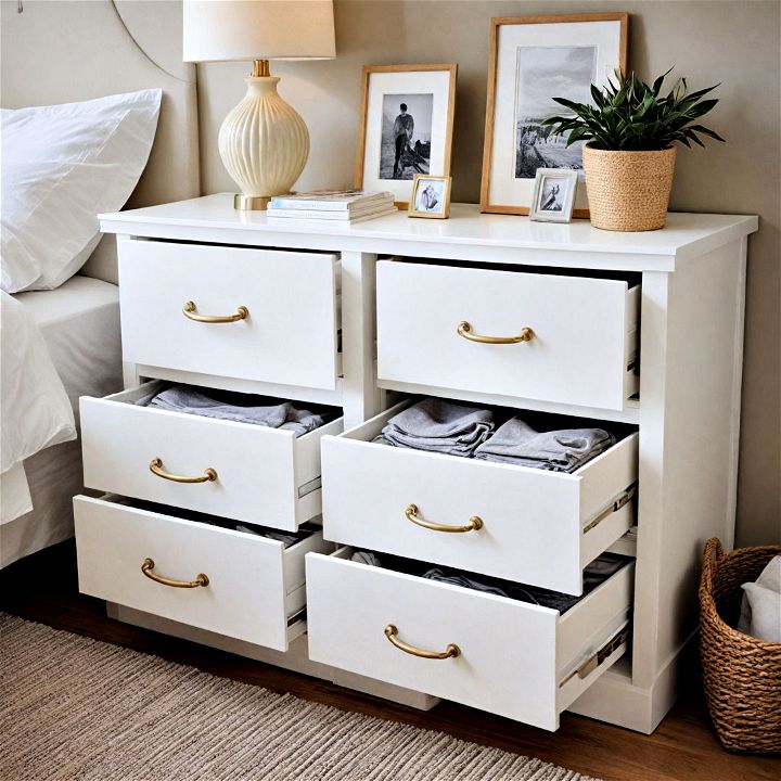 chest of drawers bedding storage