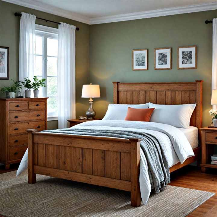 wooden furniture for cottagecore bedroom