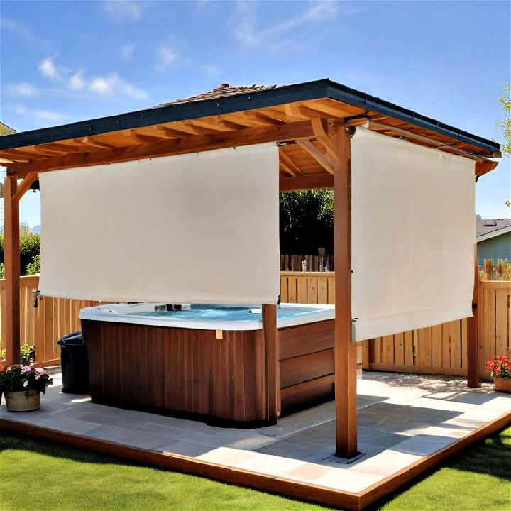 durable and stylish outdoor roller shade