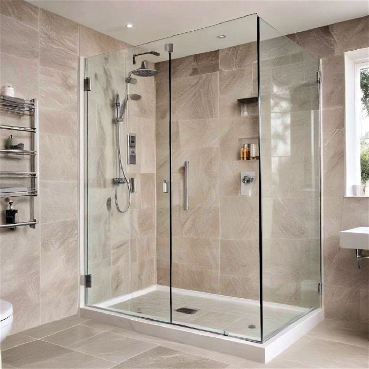 modern glass shower enclosures minimalist design
