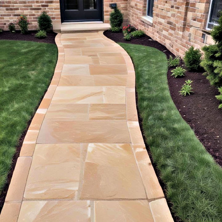 versatile sandstone walkway